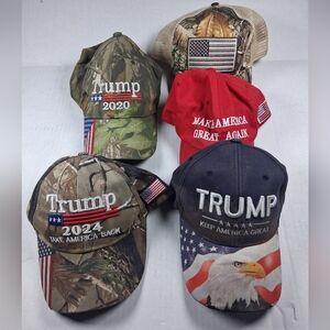Trump Make America Great Again 5 Hats Hunting
